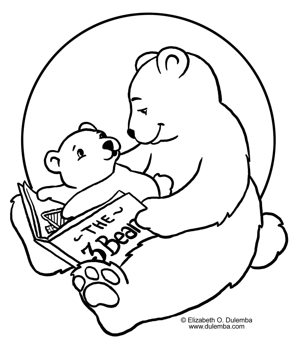 Coloring & activity pages storytime bears coloring page printable coloring page