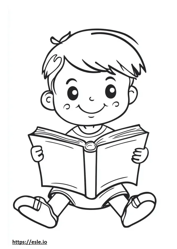 Summer reading coloring page printable coloring page