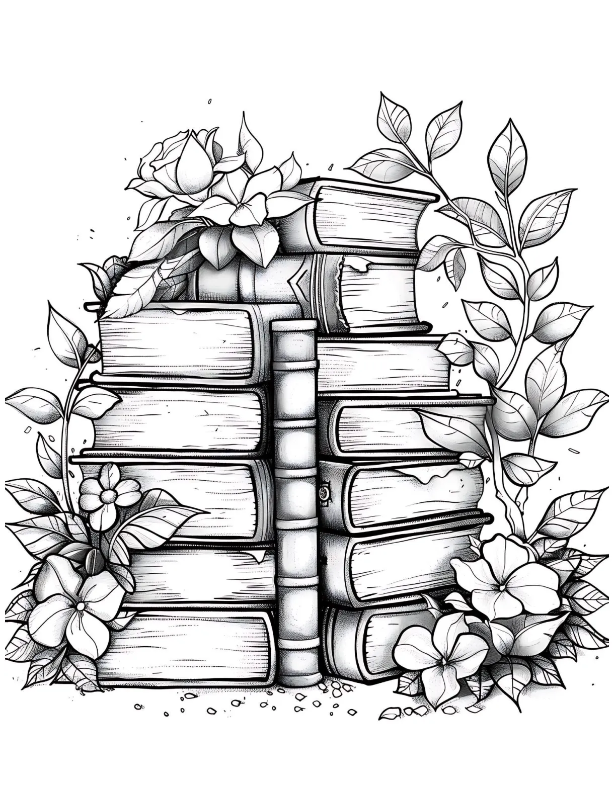 Storyteller coloring pages serene, peaceful reading girl high