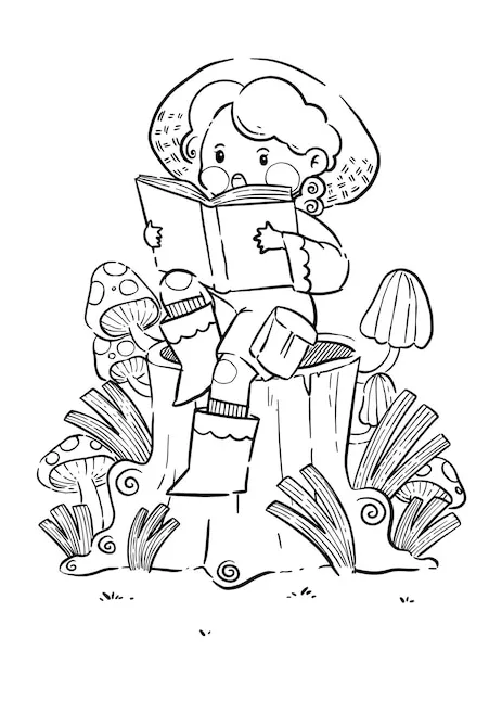 Storytelling coloring vectors & illustrations for freepik