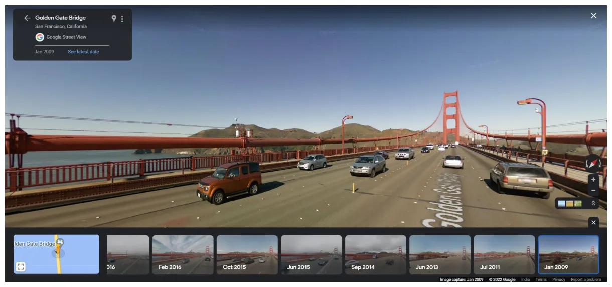 نحوه مشاهده داده های تاریخی در نمای خیابان گوگل » خبر و ترفند روز