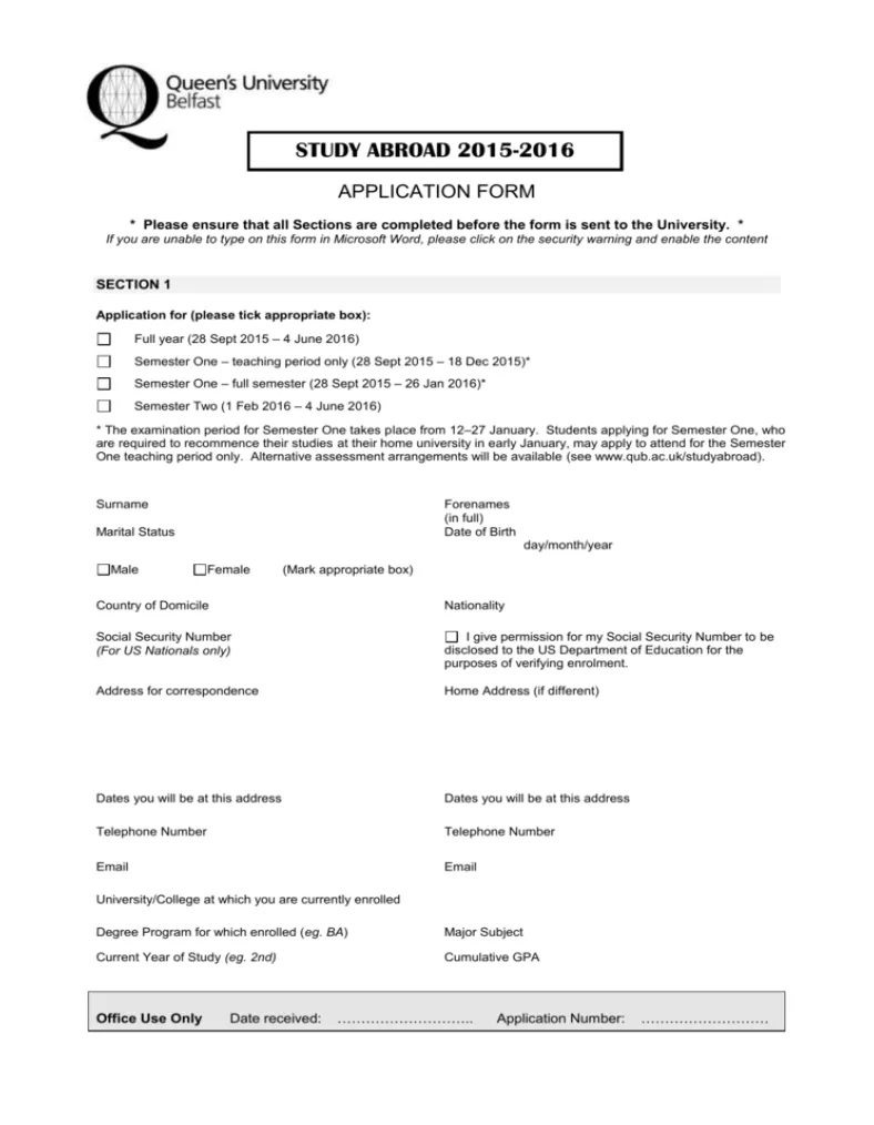 Queen's university belfast