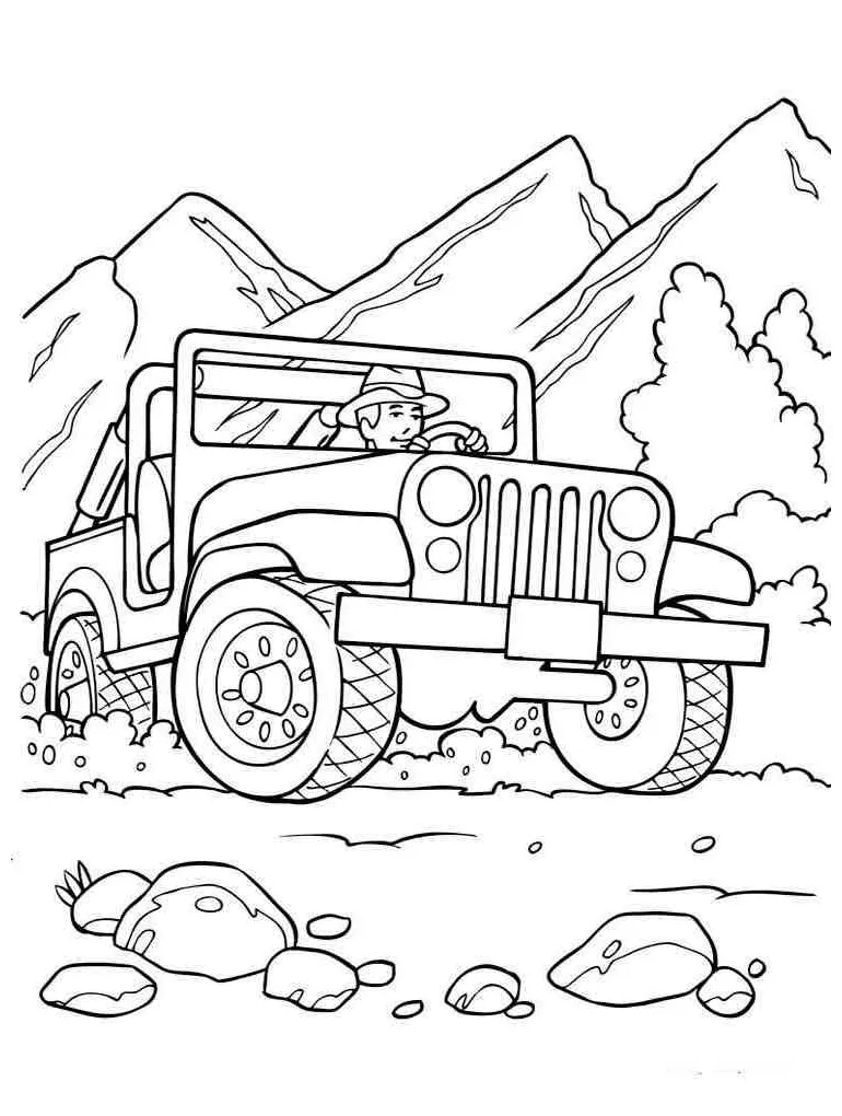 Suv coloring pages. download and print suv coloring pages printable coloring page