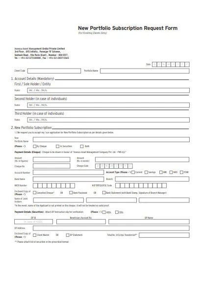 FREE 52+ Subscription Forms in PDF | MS Word | Excel