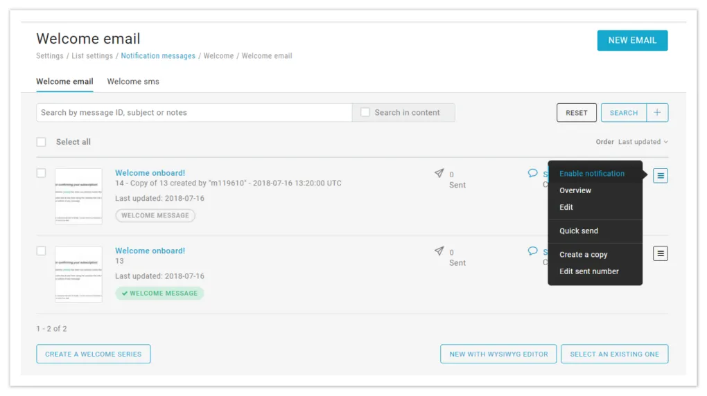 Online subscription form: how to create it and set up a post