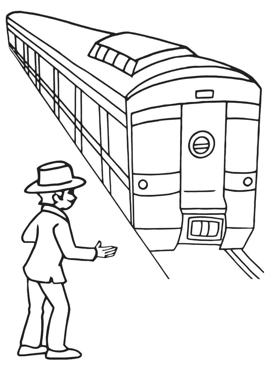 Subway coloring page. coloring page to download and print coloring home