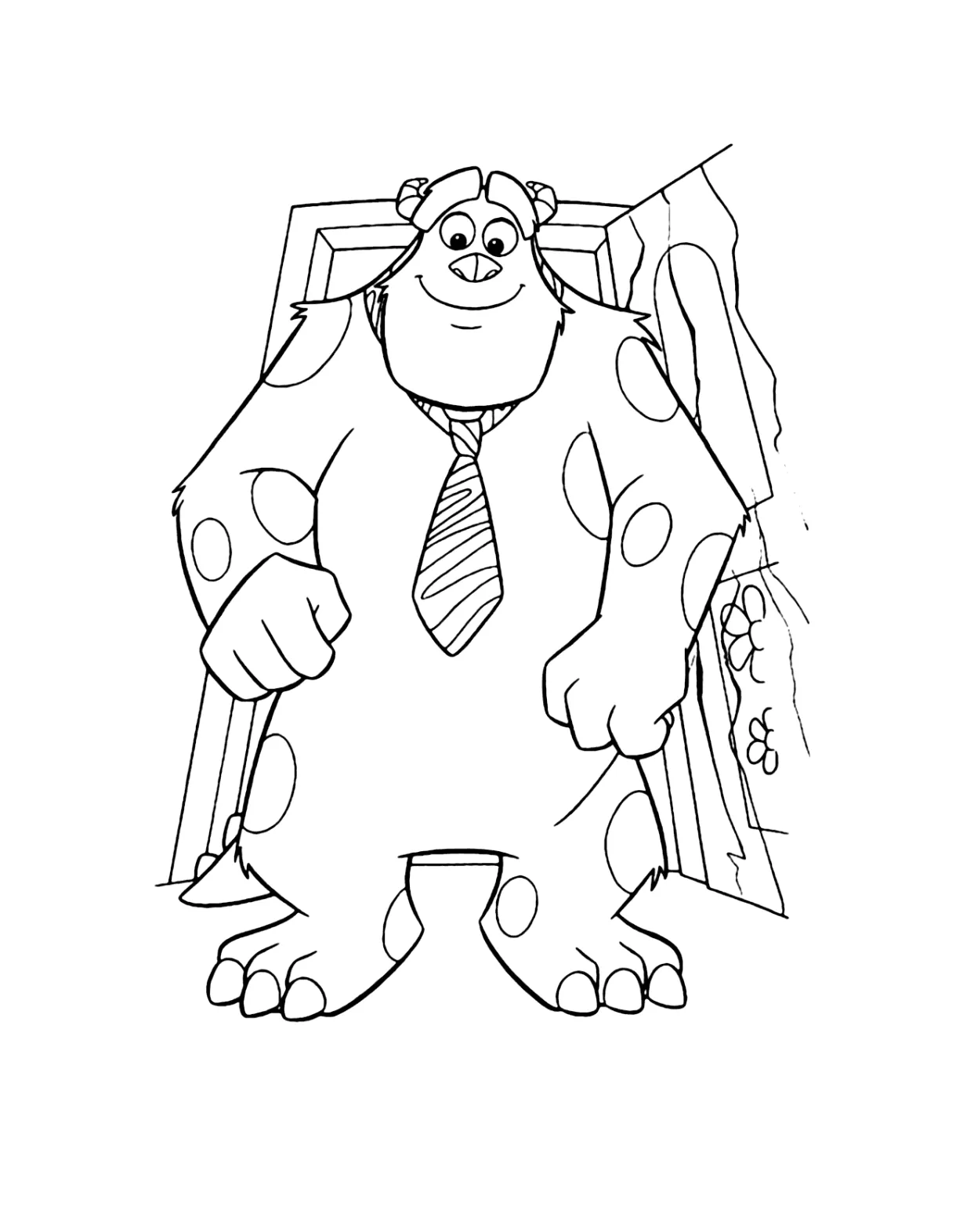 Monsters inc coloring pages printable coloring pages. free