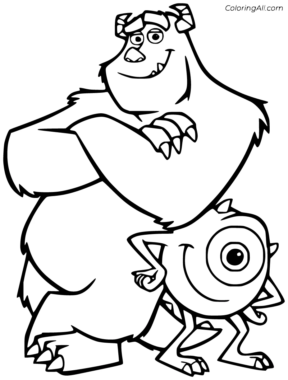 Monsters Inc Coloring Pages (44 Free Printables) - ColoringAll