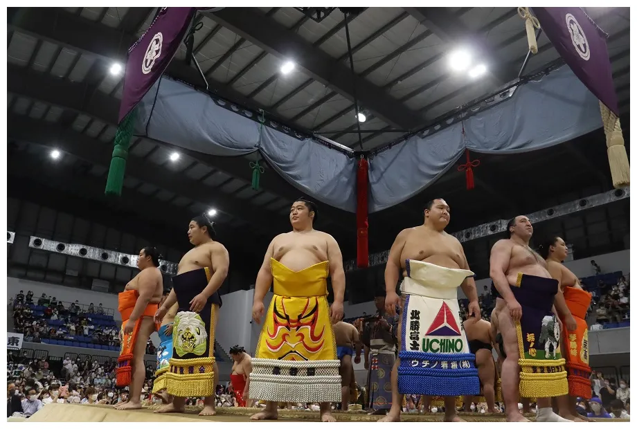 A day at jungyo provincial tour nihon sumo kyokai official grand