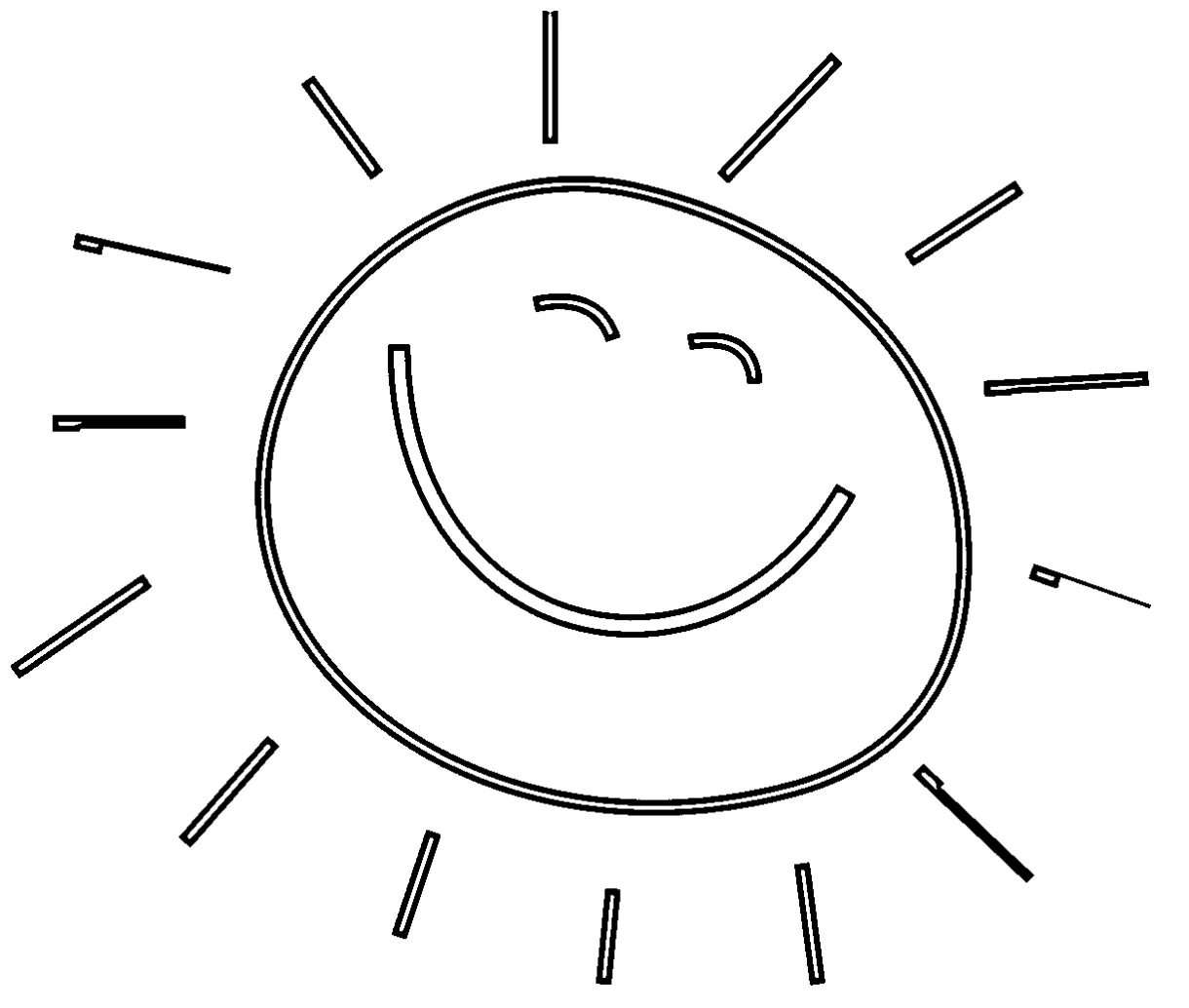 Coloring page of a sun coloring home