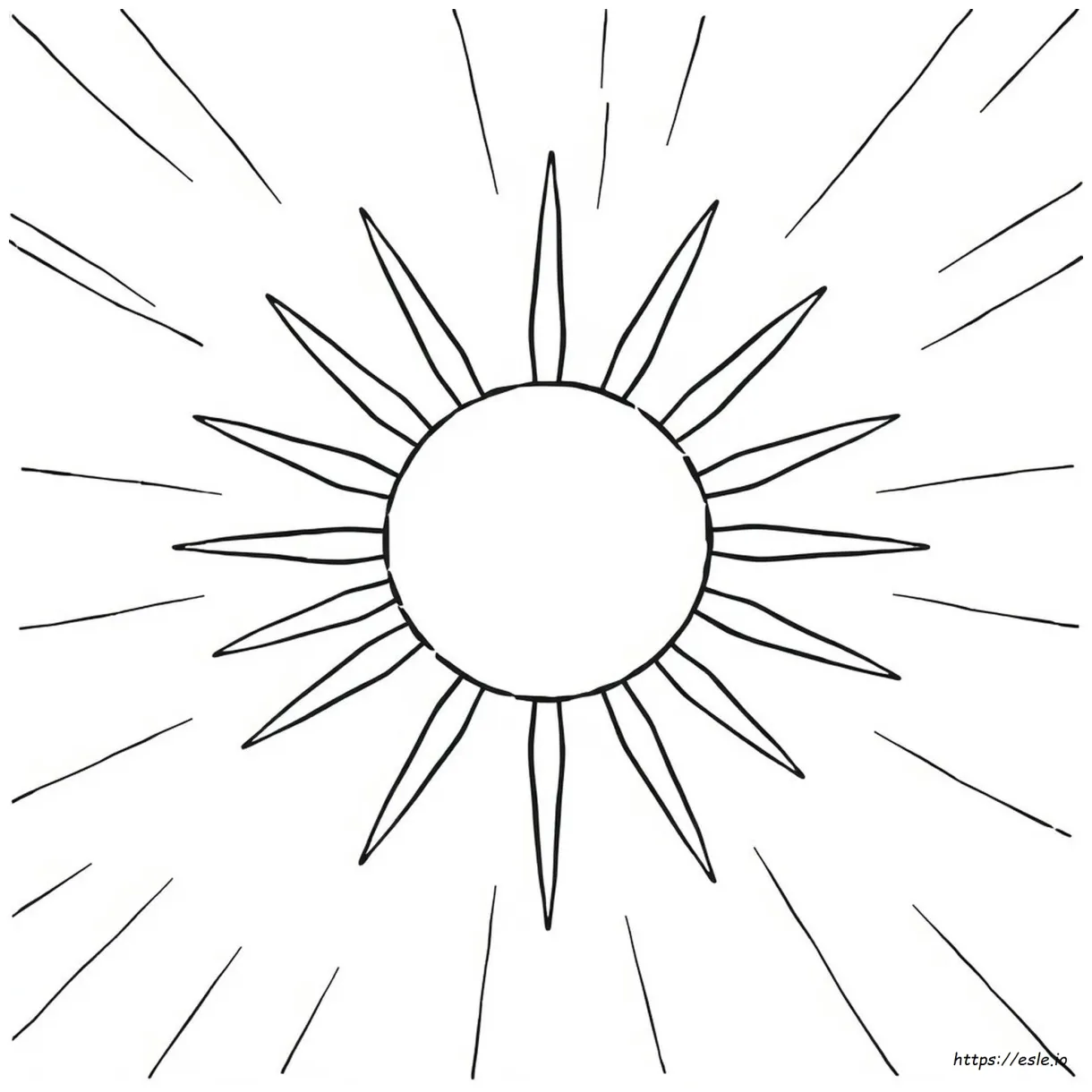 Free printable sun coloring pages printable coloring page