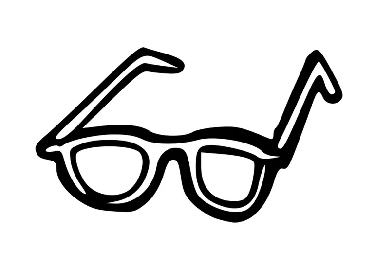 Coloring page sunglasses free printables img 19014