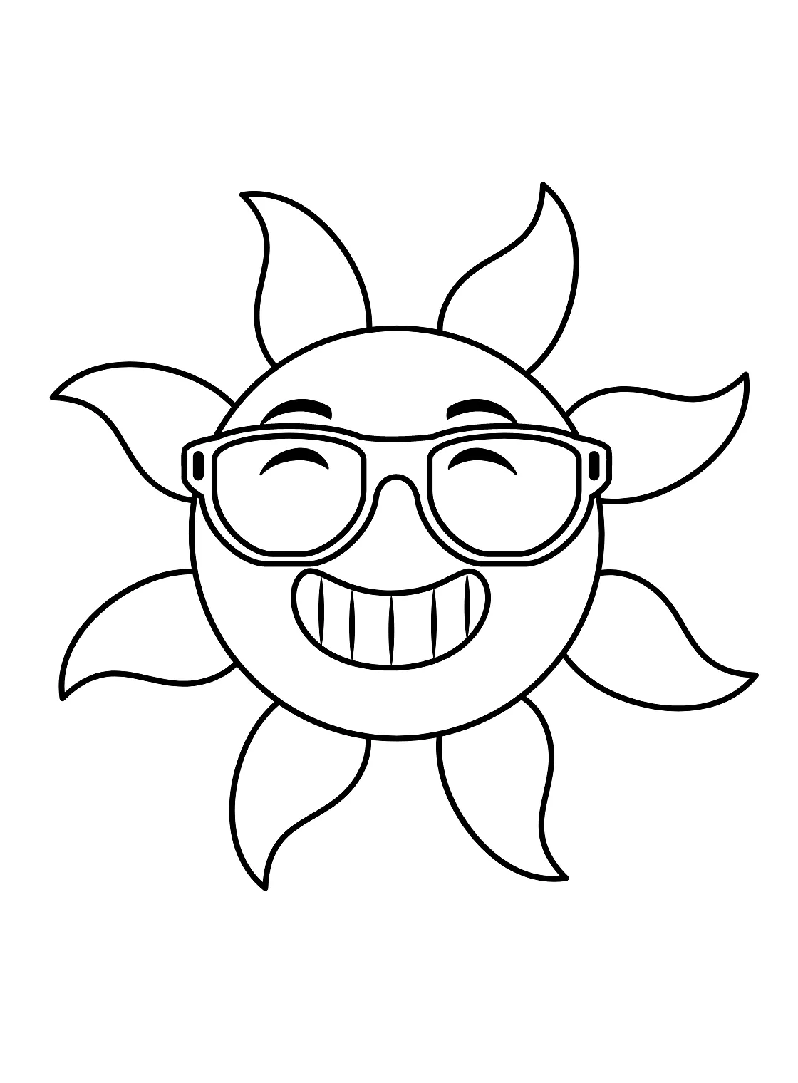 30+ sunglasses coloring pages free printable pdf & online coloring