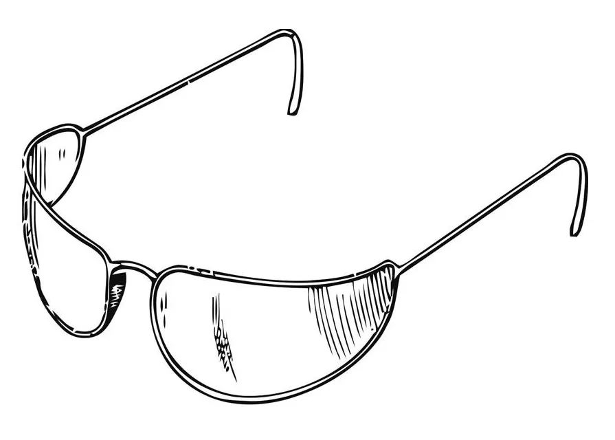 Coloring page sunglasses free printables img 19416