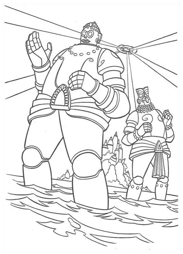 Kids-n-fun create personal coloring page of atlantis, the sunken