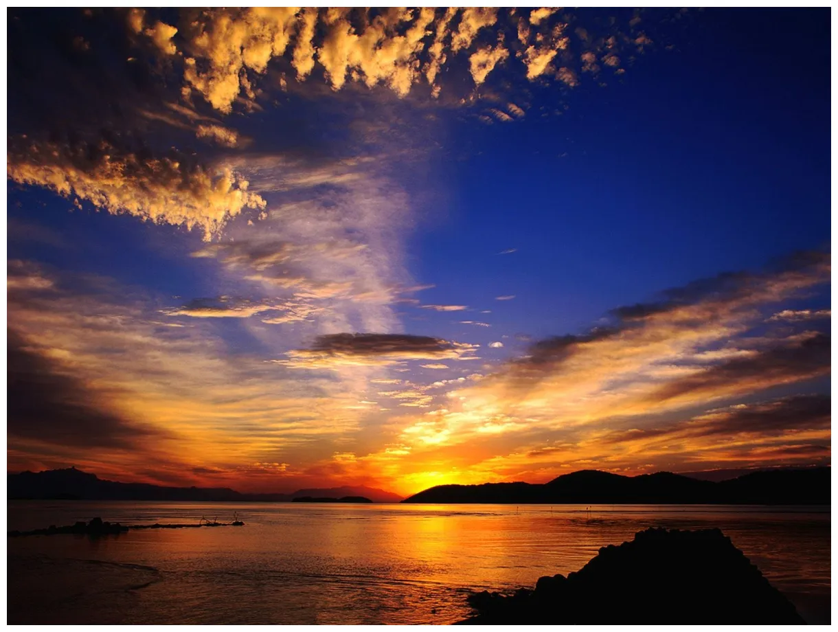 Sunset & sunrise s safari printable coloring page