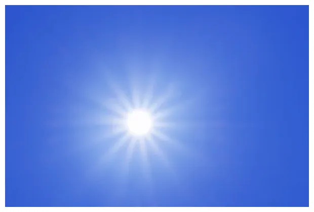 Sun with sun ray stock everypixel