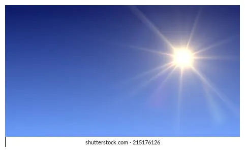 Sun lens flare super high resolution stock illustration 215176102