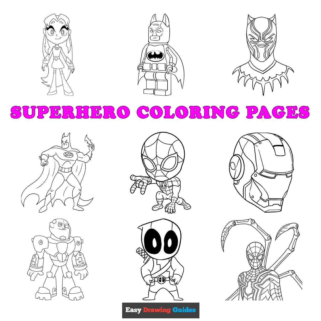 Easy s coloring pages