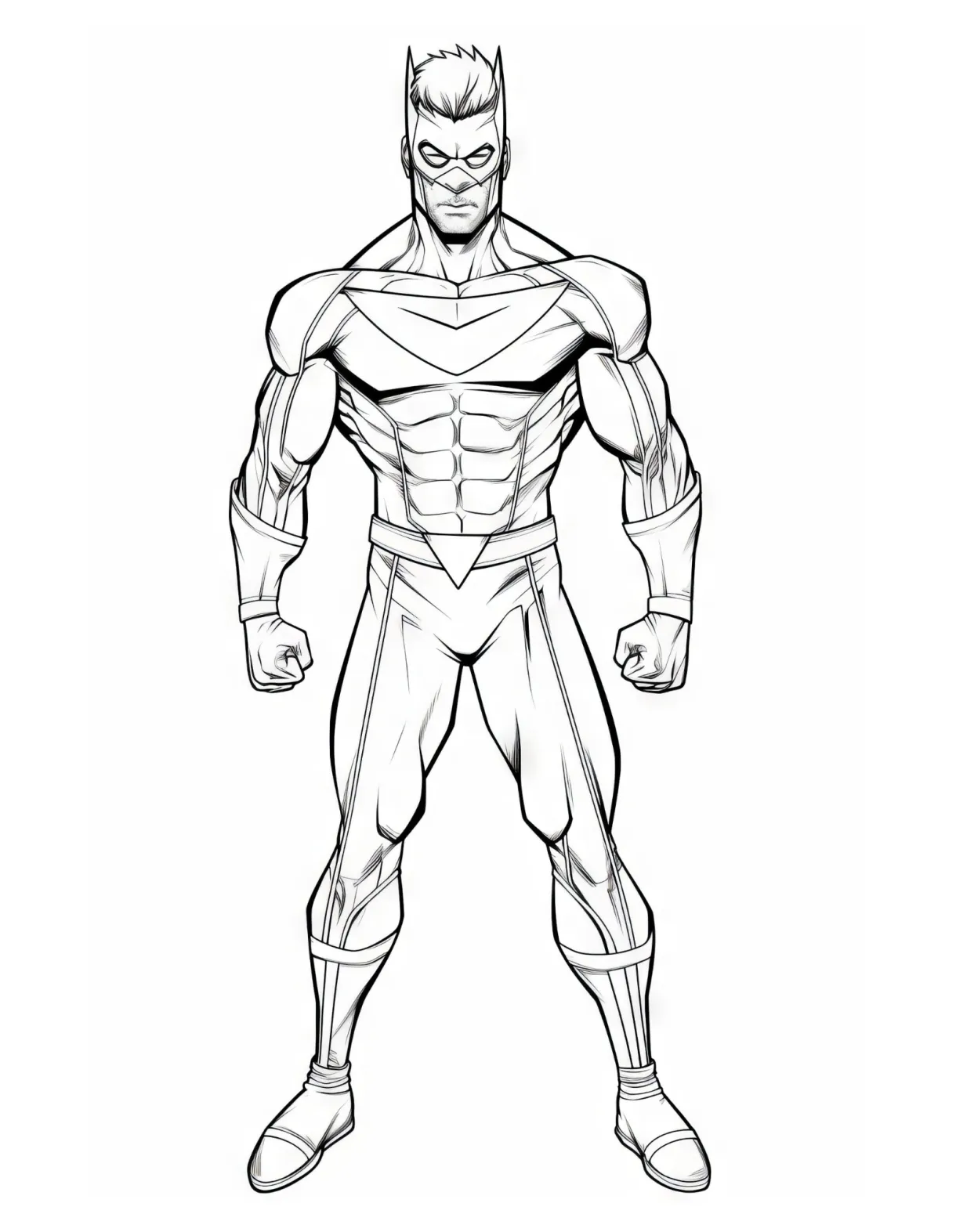 Superhero Coloring Pages, Flying Super Heroes Colouring Activity for