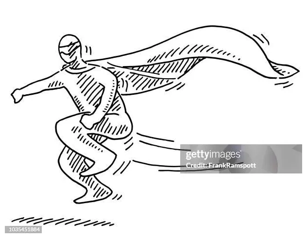 26 superhero landing high res illustrations getty s