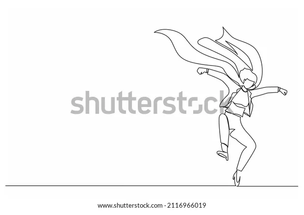 Superhero pose landing over 195 royalty-free licensable stock printable coloring page