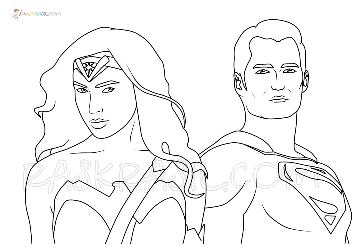 Superhero Logo Coloring Pages