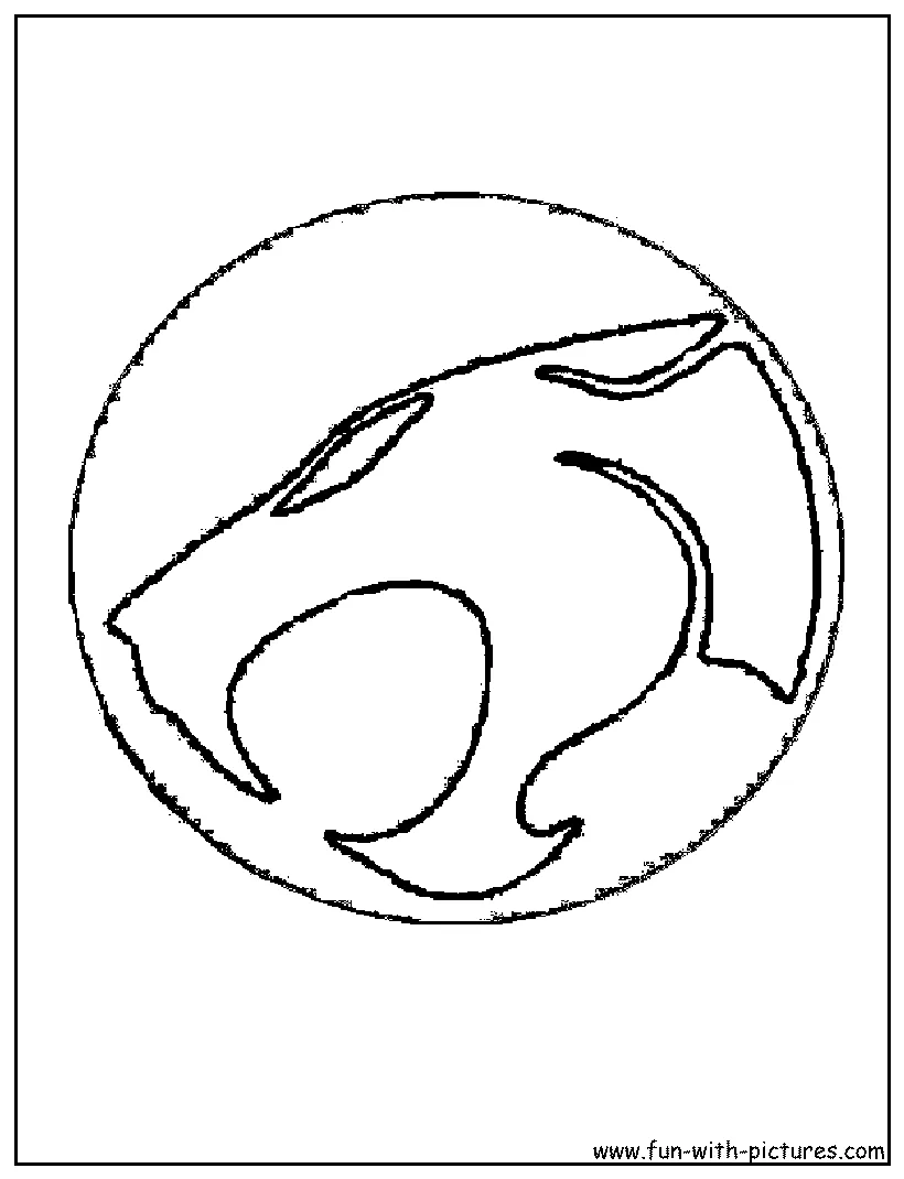 Superhero Logo Coloring Page