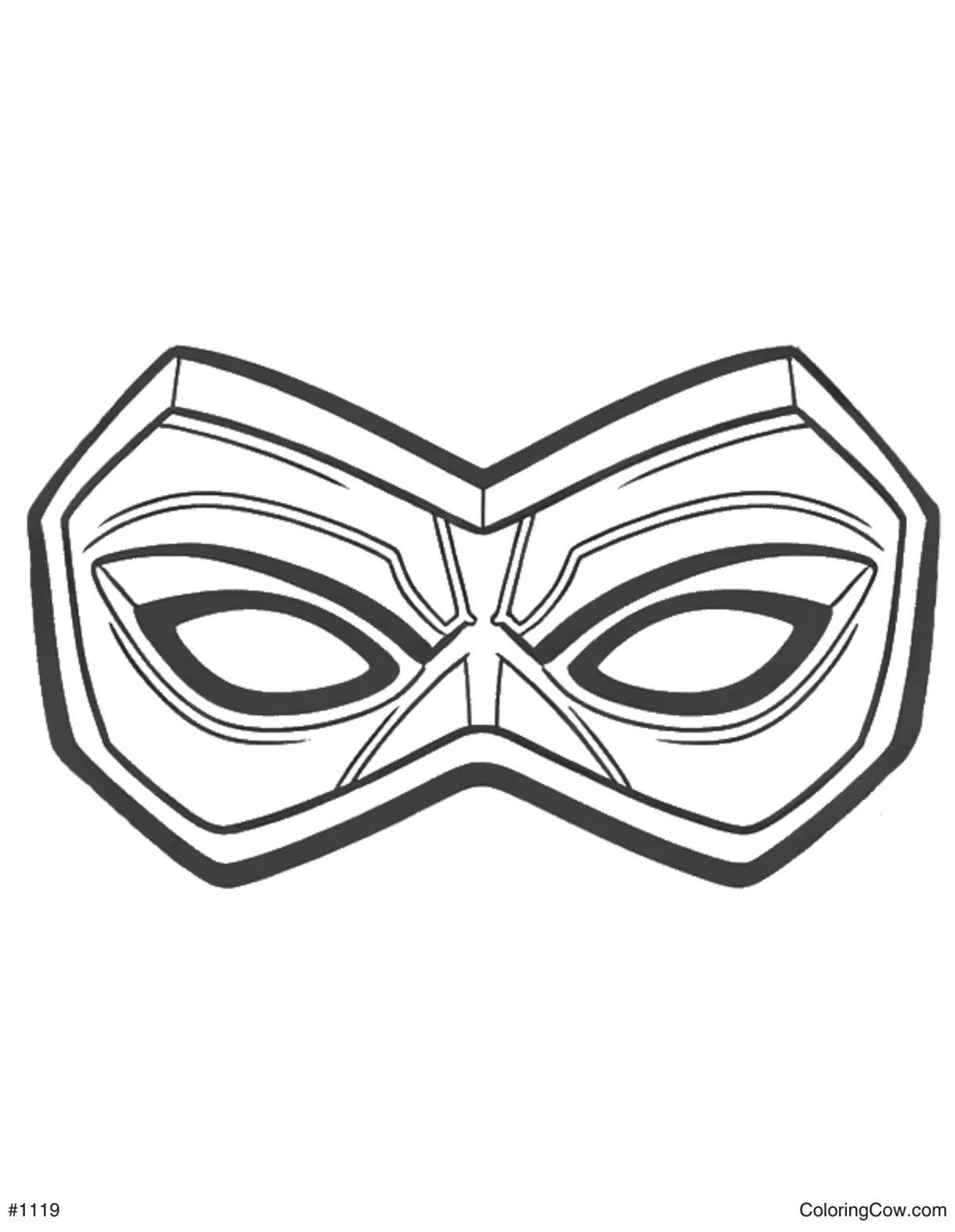 Superhero cape coloring page printable coloring page