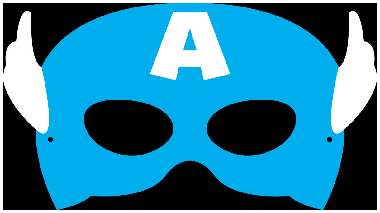 Superhero Mask Template | Free download on ClipArtMag