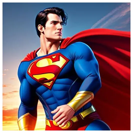 Superman in ai by genuinegalleria on deviantart