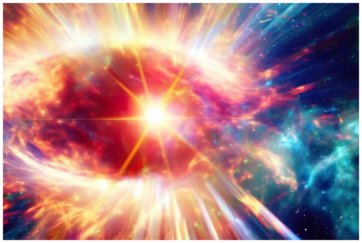 Einstein’s Theory in Action: Supernova Explosion Revealed by Rare