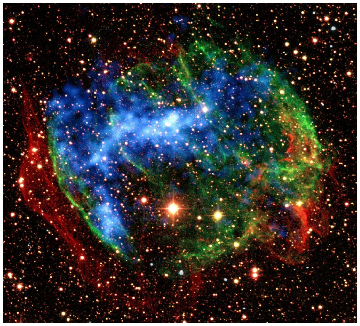 Supernova Remnant W49B. Original from NASA. Digitally enhanced by rawp