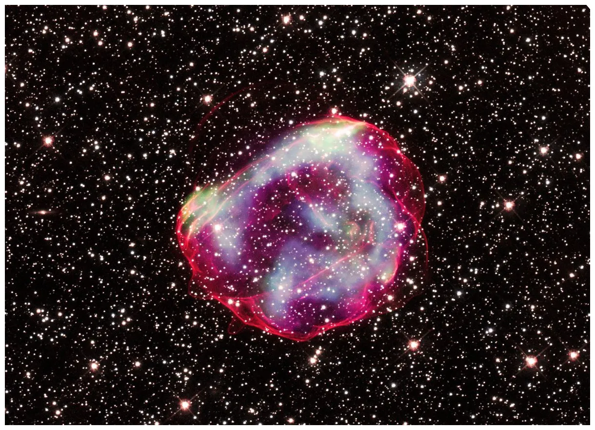 Dazzling photo of supernova remnant holds clues about star's death | Space