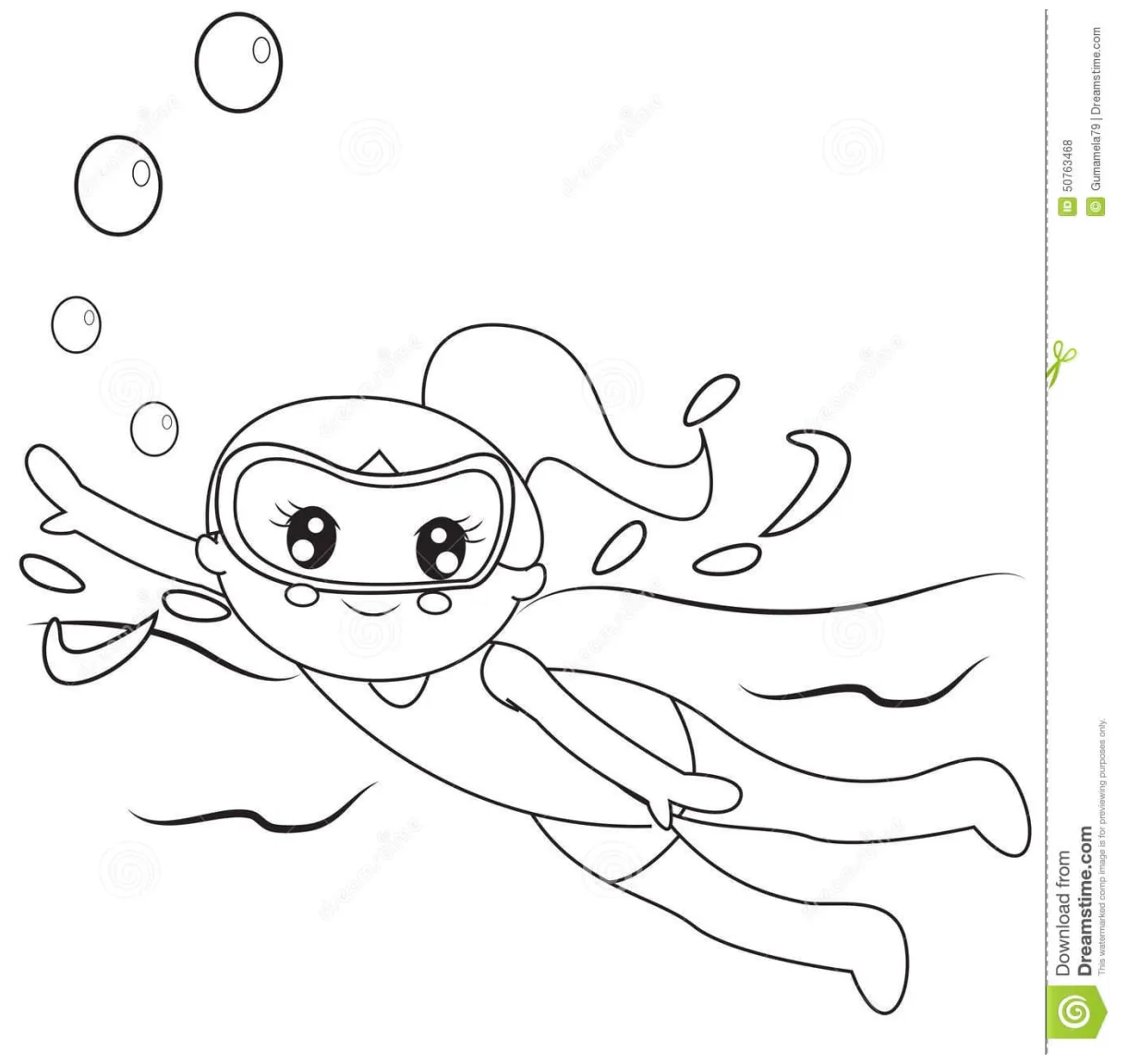 Swimmer coloring page coloring pages coloring cool