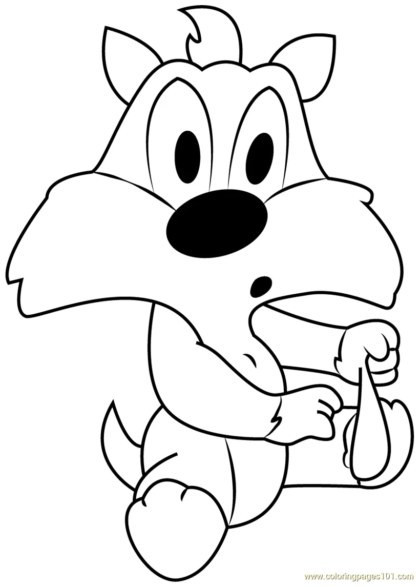 Sylvester the cat coloring pages to print