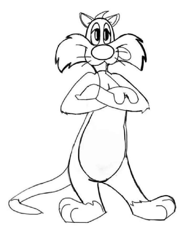 Sylvester coloring page
