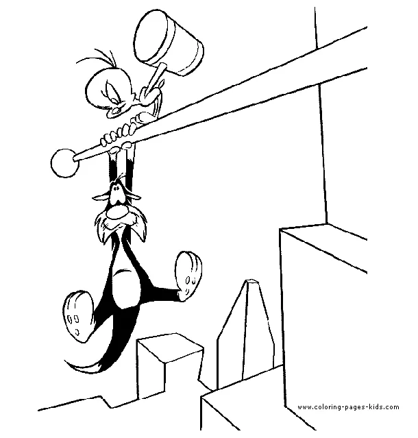 Sylvester the cat coloring pages to print