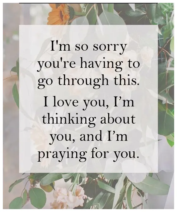 Sympathy card messages