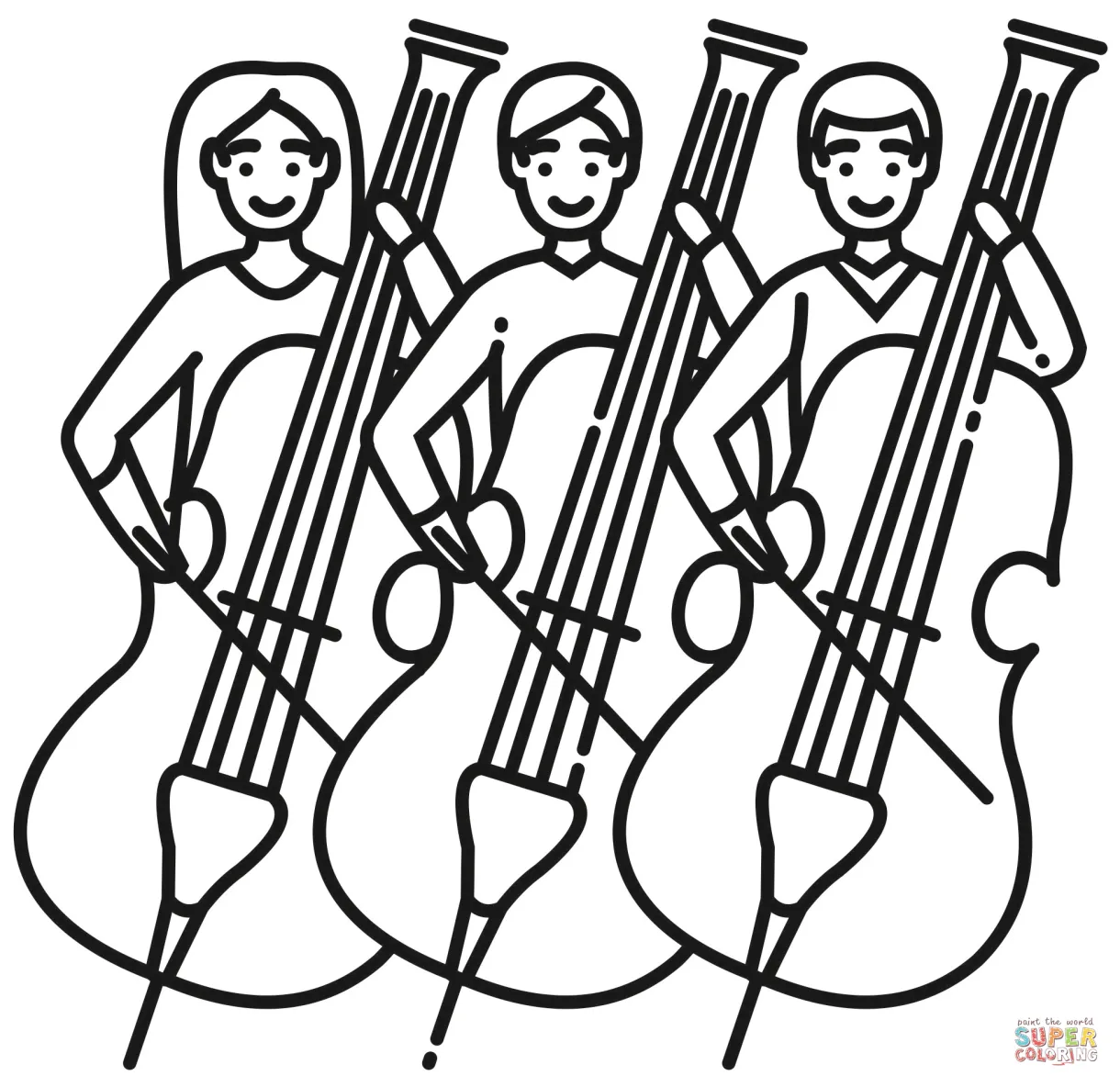 Orchestra coloring pages coloring nation