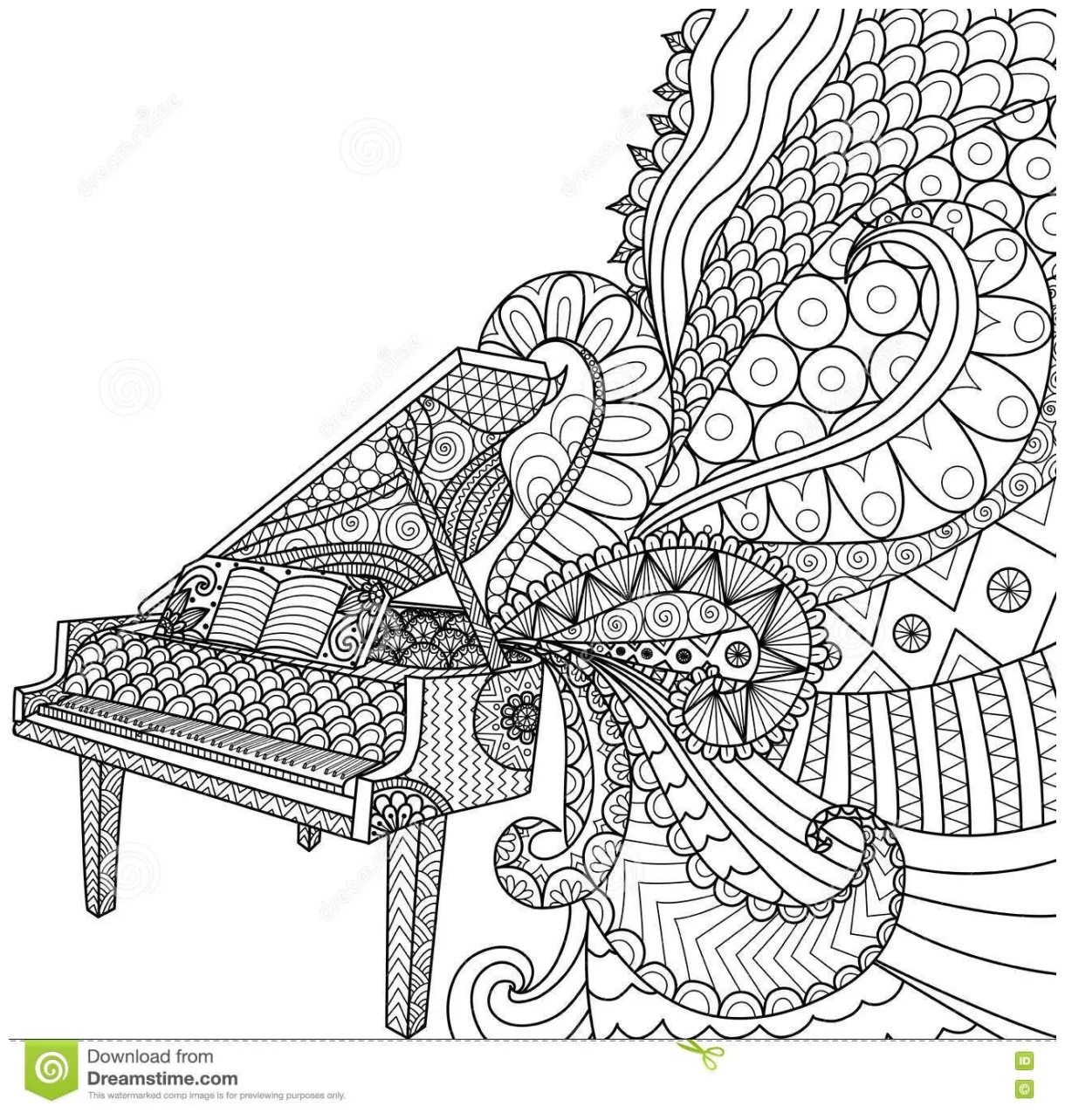 Orchestra coloring page at getcolorings free printable colorings