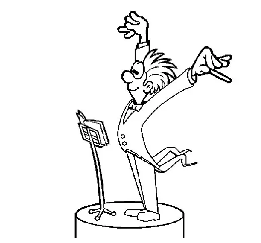 Orchestra coloring page at getdrawings