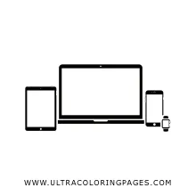 Tablet coloring coloring pages