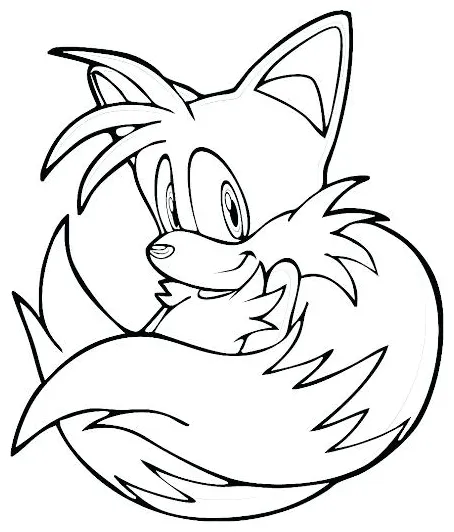 Tails The Fox Coloring Pages at GetColorings.com | Free printable