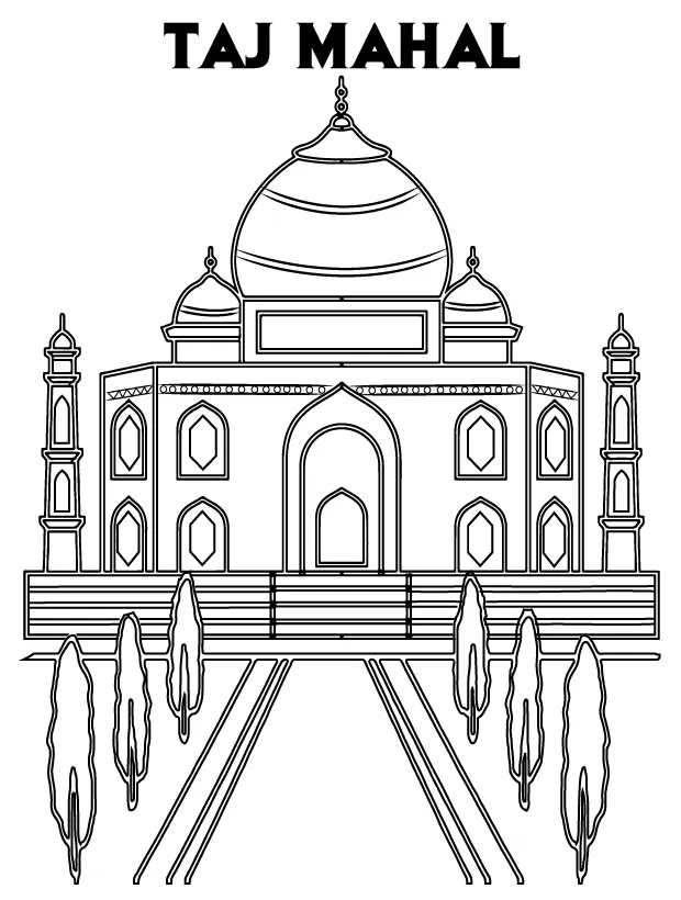 Simple taj mahal