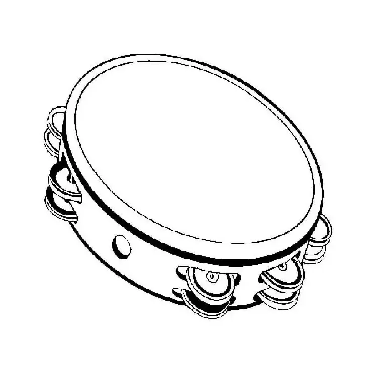 Normal tambourine 4
