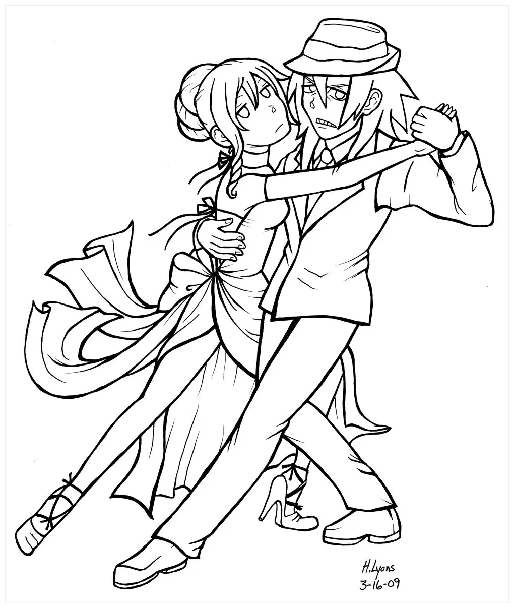 Tango coloring pages at getcolorings free printable colorings