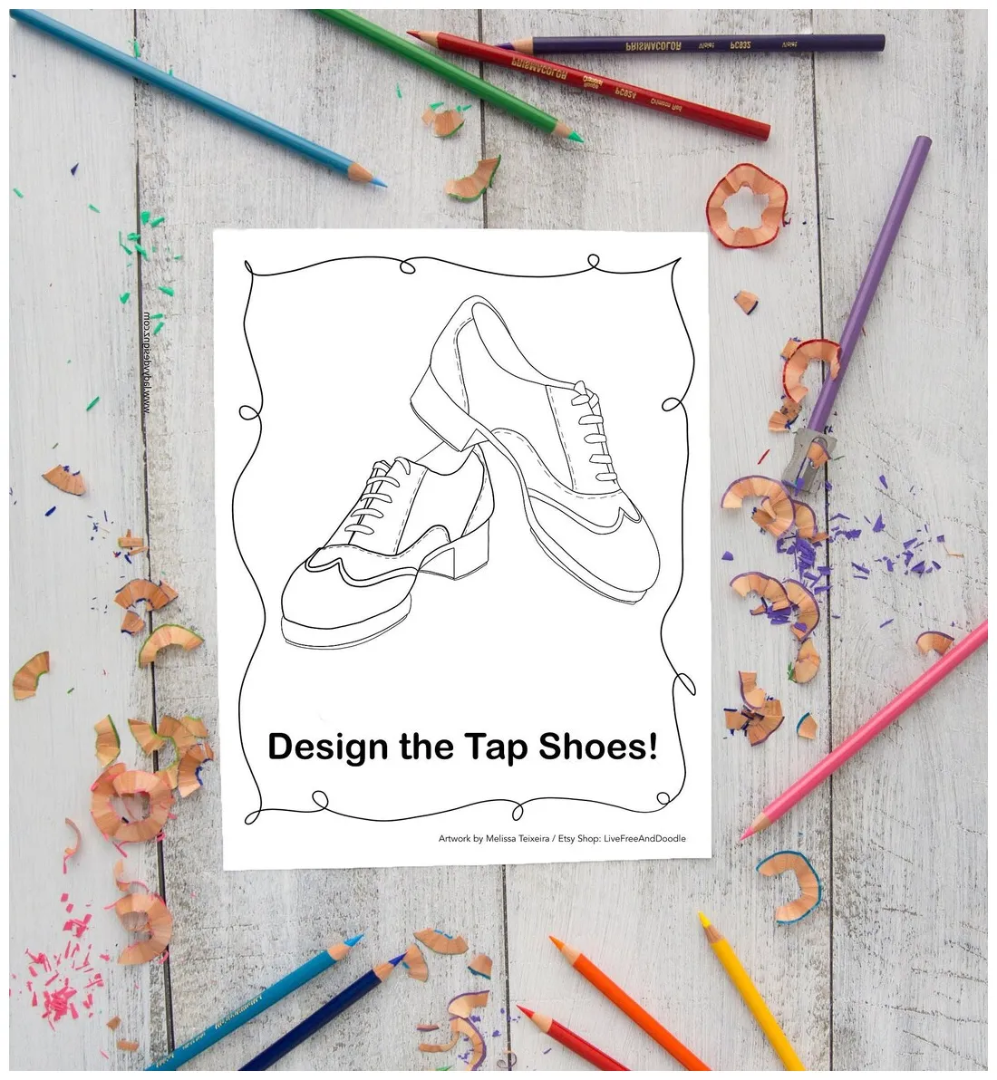 Etsy printable coloring page