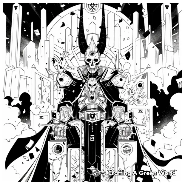 Tarot Card Coloring Pages - Free & Printable!