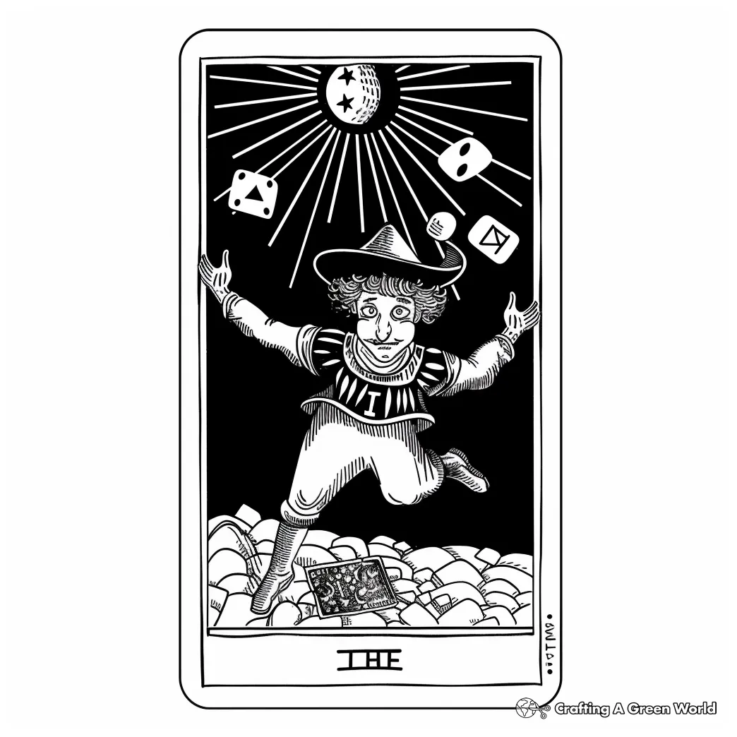Tarot Card Coloring Pages - Free & Printable!